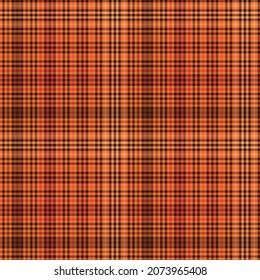 Orange Ombre Plaid textured seamless pattern suitable for fashion textiles and graphics