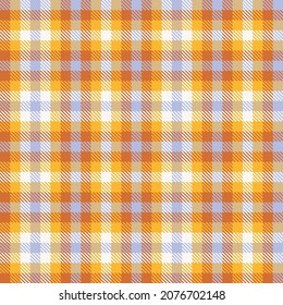 Orange Ombre Plaid textured seamless pattern suitable for fashion textiles and graphics