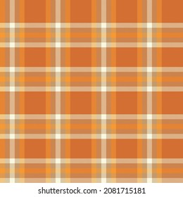 Orange Ombre Plaid textured seamless pattern suitable for fashion textiles and graphics