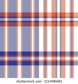 Orange Ombre Plaid textured seamless pattern suitable for fashion textiles and graphics