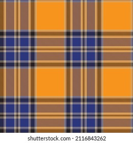 Orange Ombre Plaid textured seamless pattern suitable for fashion textiles and graphics