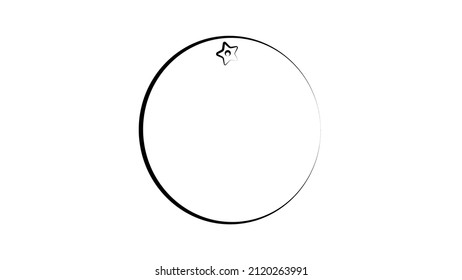 orange on a white background, vector illustration. round fruit, vitamin orange orange. wholesome food, vegan food, raw food diet. vitamin orange