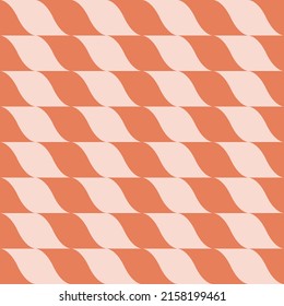 Orange organic seamless pattern. Vector eps 10