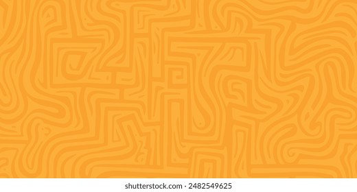 Orange Organic Turing Seamless Pattern. Abstract organic background 