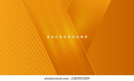 Orange overlapping rectangle background with geometric shape