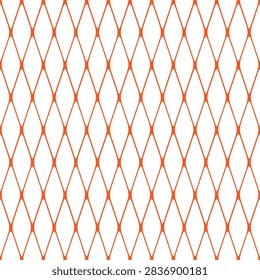 orange packaging mesh seamless pattern vector illustration