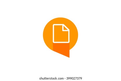 orange page icon