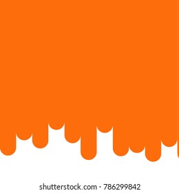 Orange paint backgound vector icon illustration flat design
