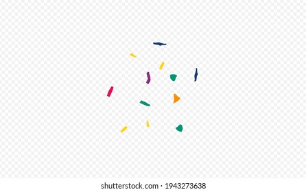 Orange Paint Vector Transparent Background. Invitation Smear Invitation. FallingFestive Confetti Background. Yellow Particles Decoration Banner.