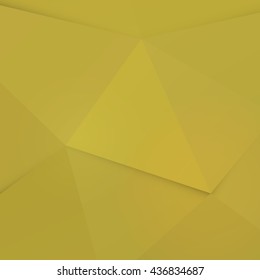 orange paper texture with modern polygon background, vector illustration