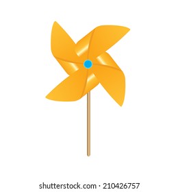 Orange paper weather vanes, Vector