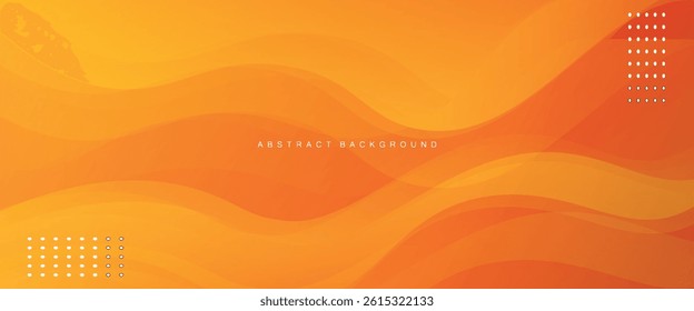 Orange papercut abstract background lines texture design vector