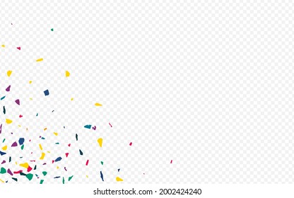 Orange Particles Independence Transparent Background. Top Smear Banner. Carnaval Elements Pattern. Color Confetti Decoration Wallpaper.