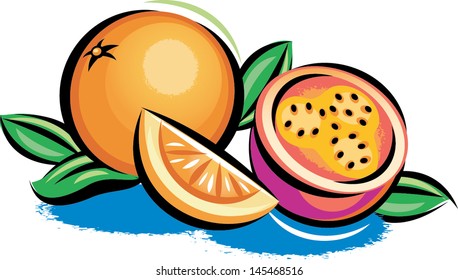 orange passion fruit