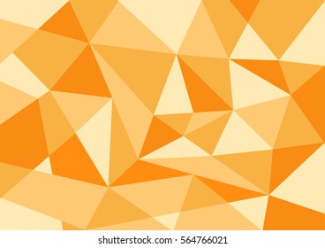 Orange Pastel Color Polygon Background