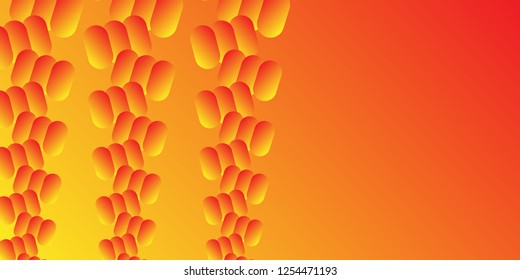 Orange pattern, abstract background. Futuristic design.
