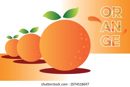 orange pattern juice fruit background poster