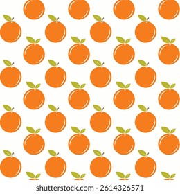 Orange pattern seamless background illustration