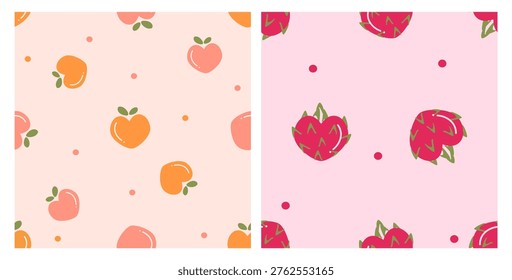 Forma corazón melocotón naranja