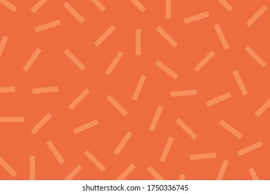 Orange and peach scattered rectangle pattern