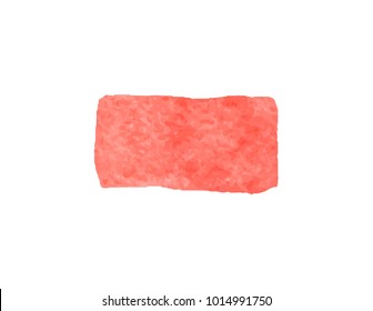 orange, peach watercolor vector background for text and logo, design tag, brand, web. colored like firebrick,coral, brown, ocher, salmon, copper,terracotta