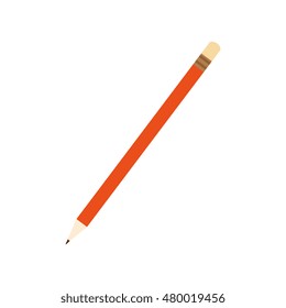 orange pencil object