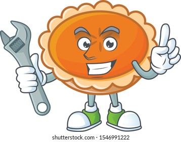 orange pie in the character with mechanic