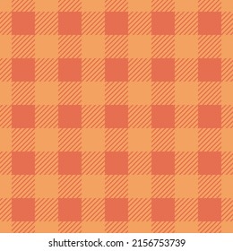Orange and pink chequered seamless pattern.