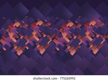 Orange and pink dark retro wave texture