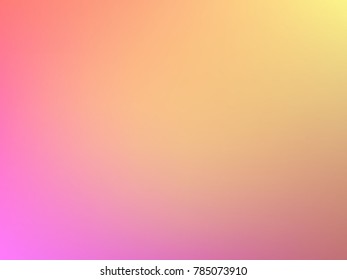 Orange and pink gradient color background. Foil rainbow texture. It can use as wallpaper and web design with a soft gradient. . Creative neon template for banner. Image.