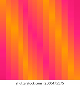 Orange and pink gradient reeded stripes background