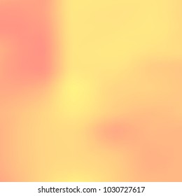 Orange, pink holographic background. Foil colorful texture. Abstract soft pastel colors backdrop. Trendy creative vector cosmic gradient. Vibrant print illustration. Creative neon template for banner.