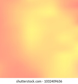 Orange, pink holographic background. Foil colorful texture. Abstract soft pastel colors backdrop. Trendy creative vector cosmic gradient. Vibrant print illustration. Creative neon template for banner.