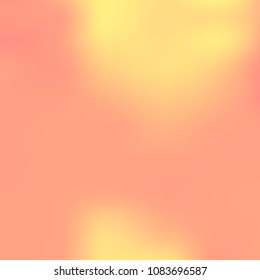 Orange, pink holographic background. Foil colorful texture. Abstract soft pastel colors backdrop. Trendy creative vector cosmic gradient. Vibrant print illustration. Creative neon template for banner.