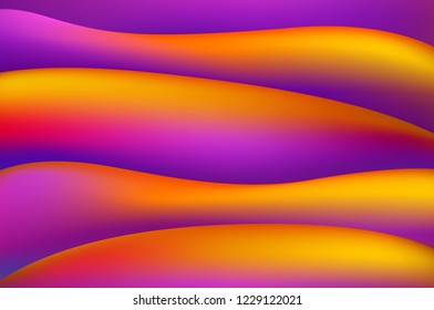 orange and pink magenta Colorful smooth twist light lines vector background. Eps 10. art