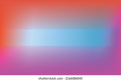 Orange and pink mesh gradient with shiny rectangle in the middle as a copyspace. Suitable for card, backdrop, wallpaper, and editable template.