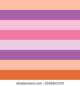 Orange, pink and purple colorful random border