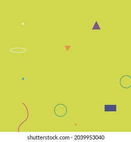 Orange Pink Purple Modern Art Pattern. Blue Simple Red Modern Hipster Style Background. Colorful Grey Green Digital Geometrical Art Illustration. Multicolor Violet Yellow Vector Design Pic.