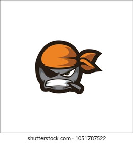 Orange Pirate E Sport Logo