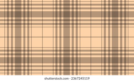 Orange plaid fabric texture as a background