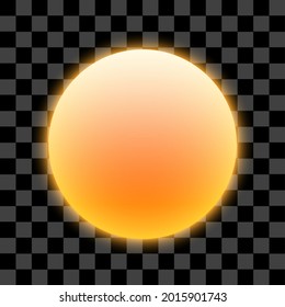 Orange planet object eps vector planetary space editable circle