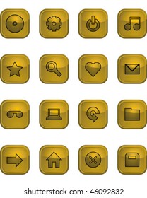 Orange Plate Icons