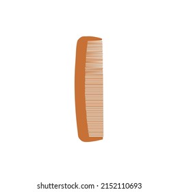 orange pocket hair comb vector. much needed for creative design materials.