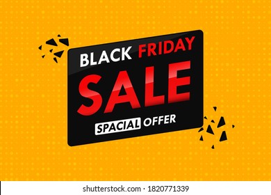 Orange polka dot backwith text sale en el acuerdo de promoción Black Friday.