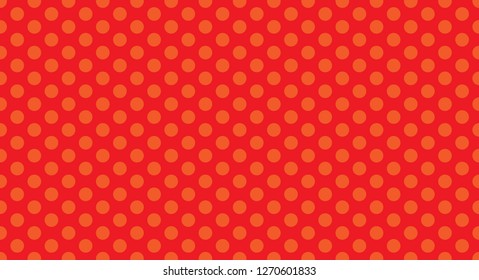 Orange Polka Dot Banner