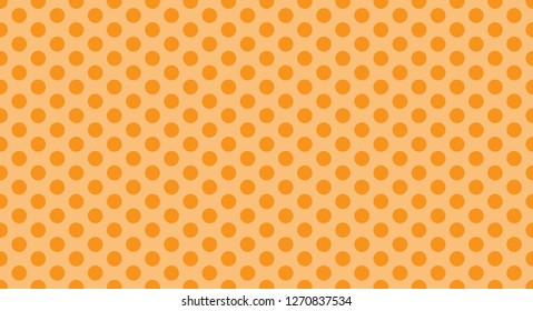 Orange Polka Dot Banner