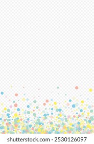 Fondo transparente de la independencia de la polca anaranjada. Decoración Diseño redondo. Celebra la textura del círculo. Fondo de pantalla de Navidades de puntos pastel.