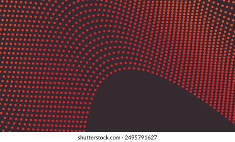 Orange Polkadot abstrakter Hintergrund Vektorgrafik Bild
