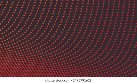 Orange Polkadot abstrakter Hintergrund Vektorgrafik Bild