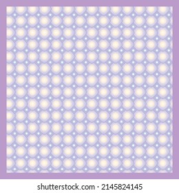 Orange Polkadot In Purple Shape Background